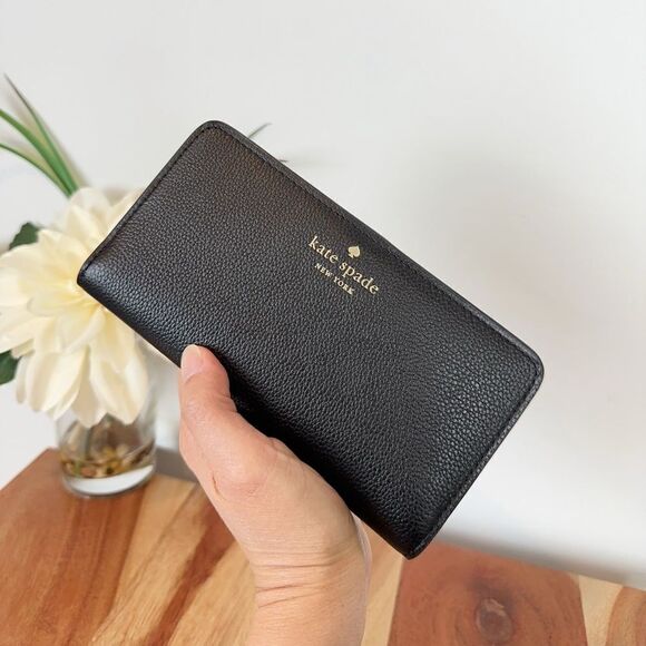 NWT Kate Spade‎ Bailey Large Slim Bifold Wallet